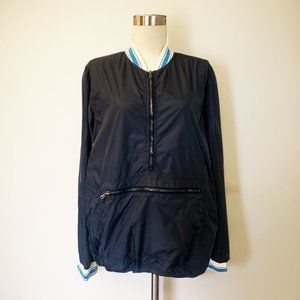 A.P.C. Rue madame paris navy sailor Half zip up windbreaker jacket men's SZ S